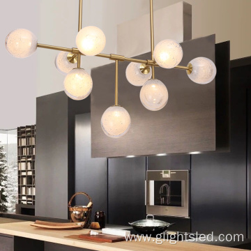 Hotel Glass LED Chandelier Pendant Light